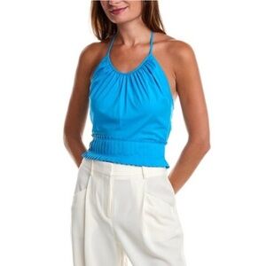 NWT Ramy Brook Vibrant Blue Charlie Halter Top Size XS